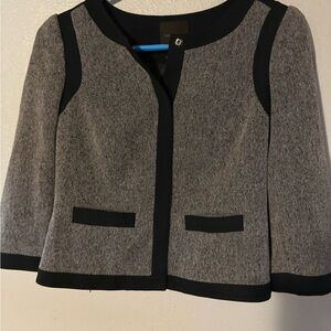 The Limited Collection Womens Gray Black Blazer xs